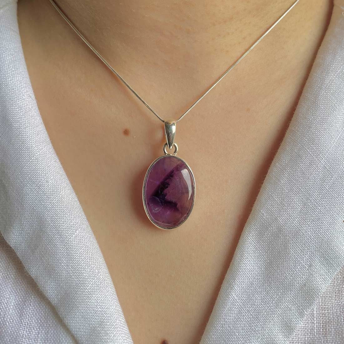Star Amethyst Pendant-(STA-P-2.)